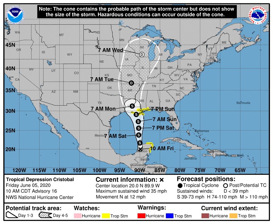 Tropical Storm Cristobal